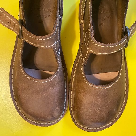 Duckfeet Shoes - Duckfeet Himmerland Mary Janes in Cocoa Sz 40